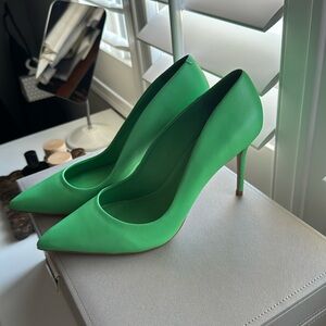 Elegant Green Women's Heels